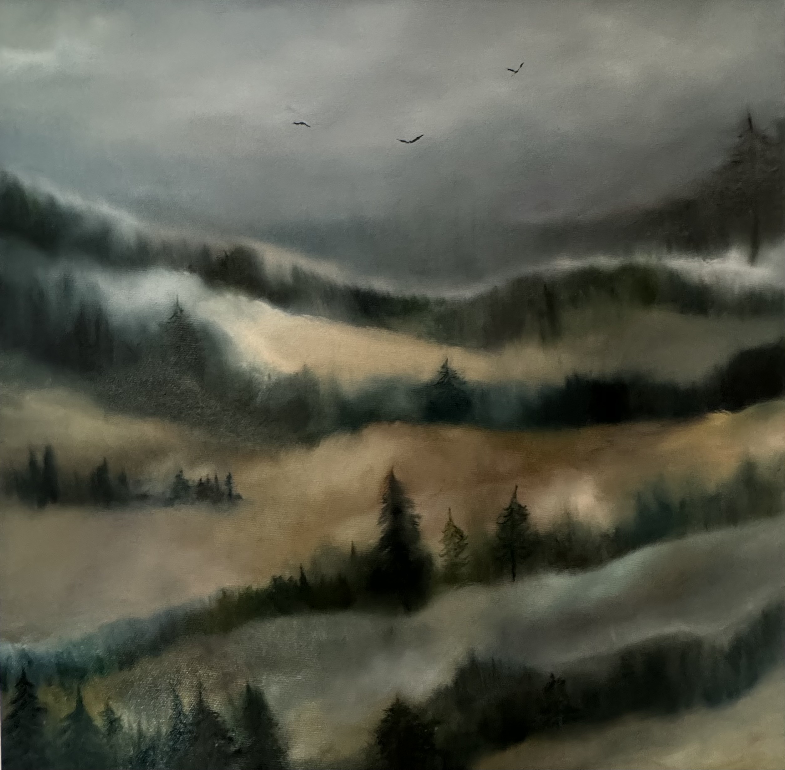 Peinture originale "Ups and downs"